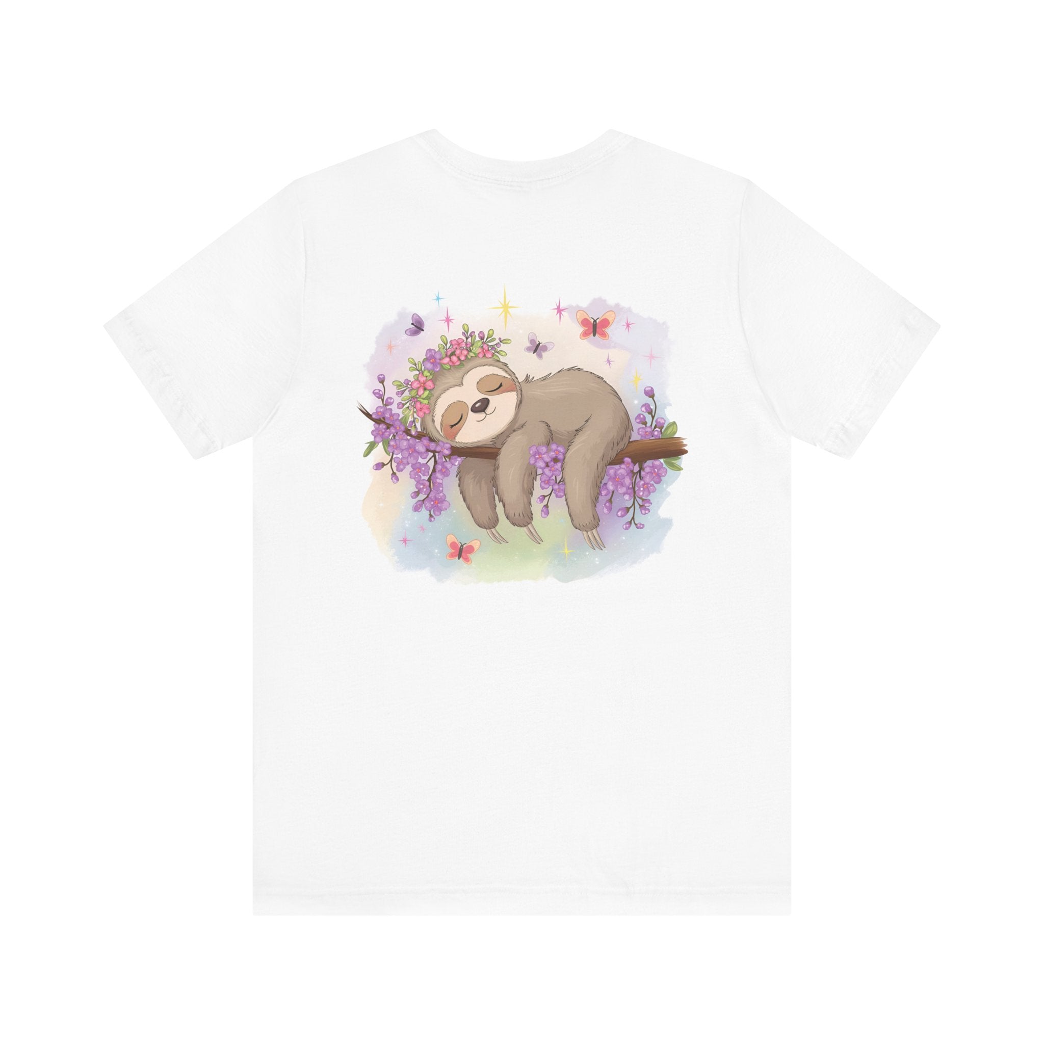 Sloth T-Shirt - Lovable Sloth Sleeping on a Branch