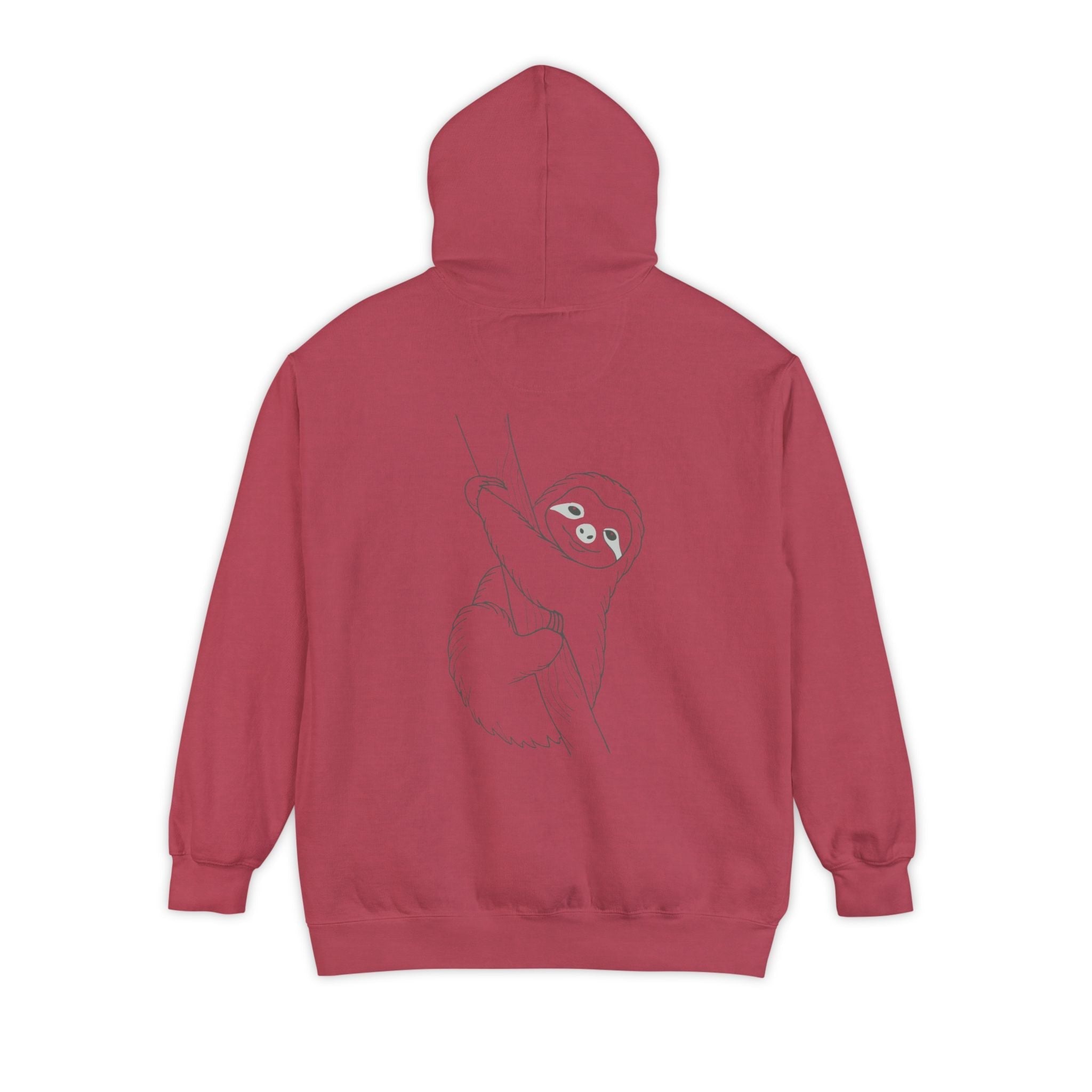Cute Sloth Unisex Garment-Dyed Hoodie