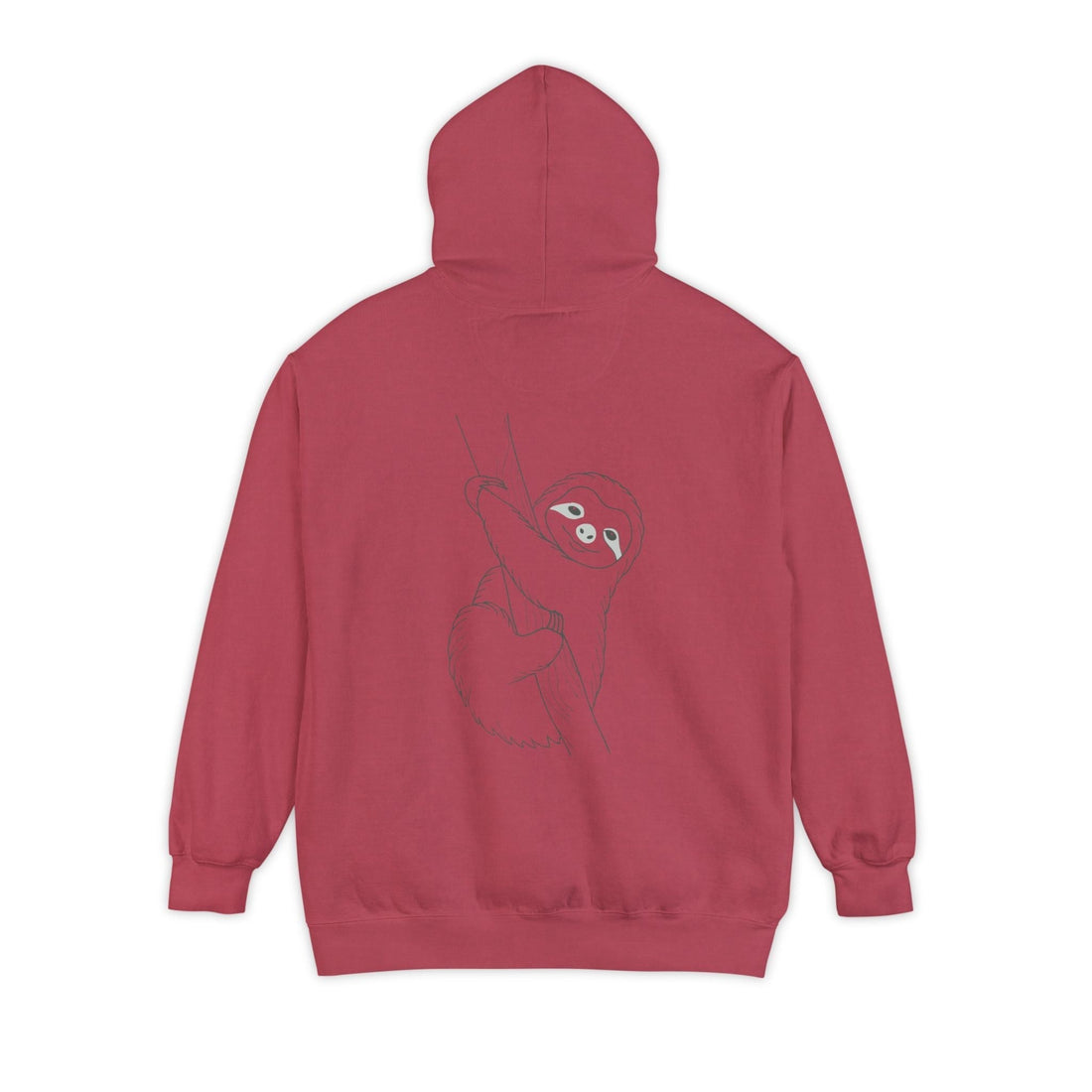 Cute Sloth Unisex Garment-Dyed Hoodie