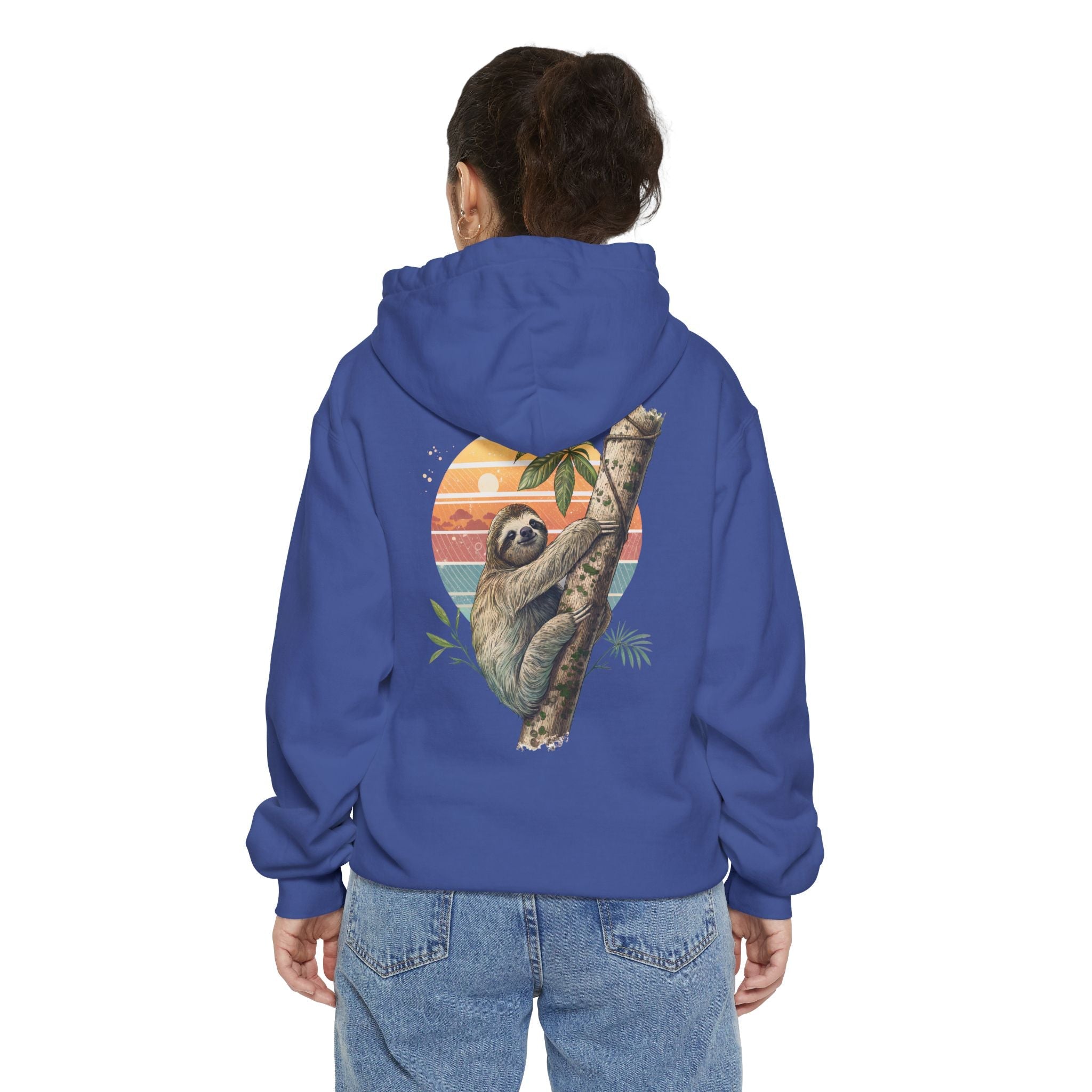 Funny Sloth Vintage Hoodie