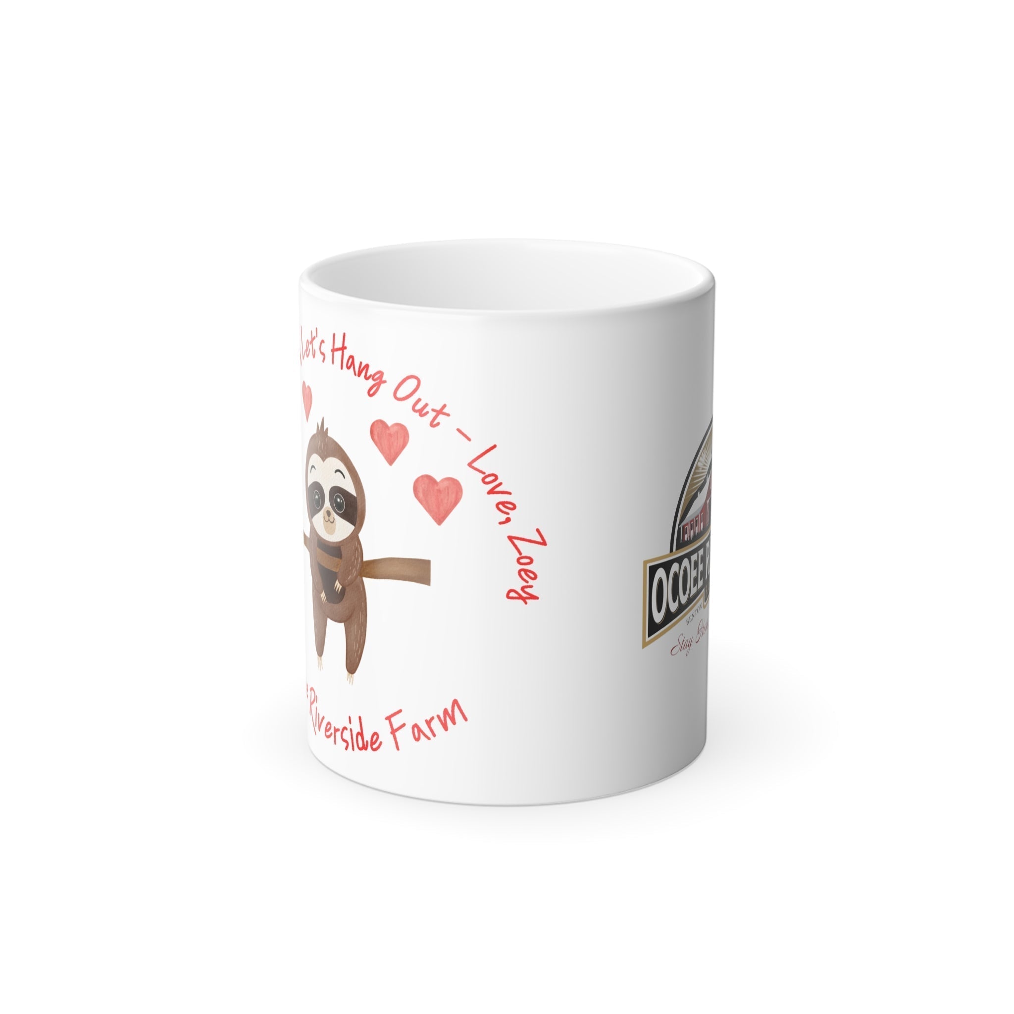 Zoey the Sloth Valentine's Day Mug