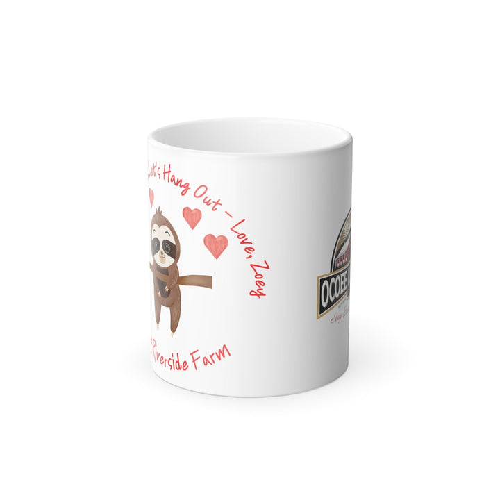 Zoey the Sloth Valentine's Day Mug